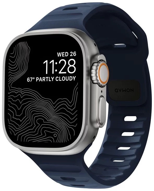 Zdjęcie do “Nomad Sport Band granatowy - pasek Apple Watch 49/46/45/44mm”.