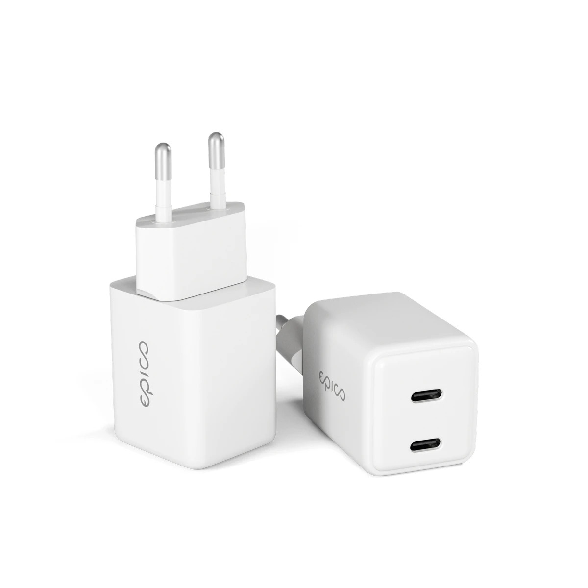Zdjęcie do “Epico UltraBoost GaN 35W Wall Charger EA35 - zasilacz sieciowy (biały)”.