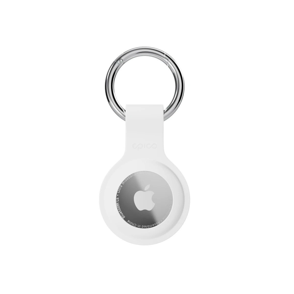 Zdjęcie do “Epico Silicone Full Back Case White - brelok do AirTag”.