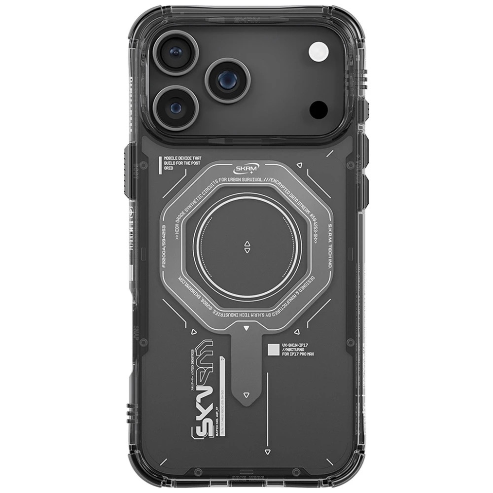 Zdjęcie do “Skinarma Magma MagSafe grafitowy - etui iPhone 17 Pro Max”.