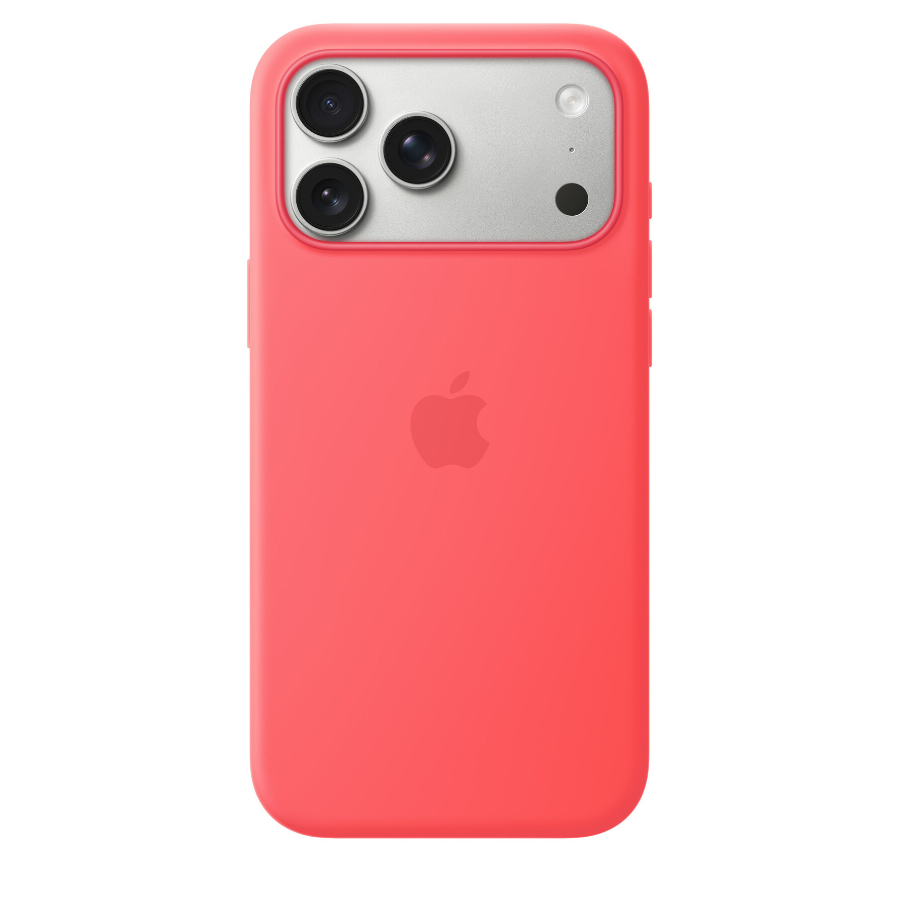 Zdjęcie do “Apple iPhone 17 Pro Max Silicone Case with MagSafe – Bright Guava”.
