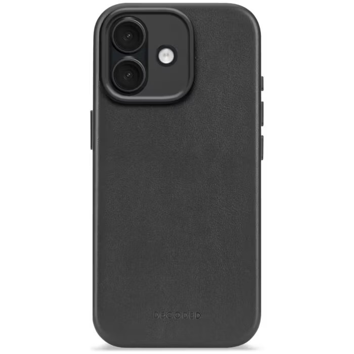 Zdjęcie do “DECODED Leather MagSafe czarny - etui iPhone 17”.