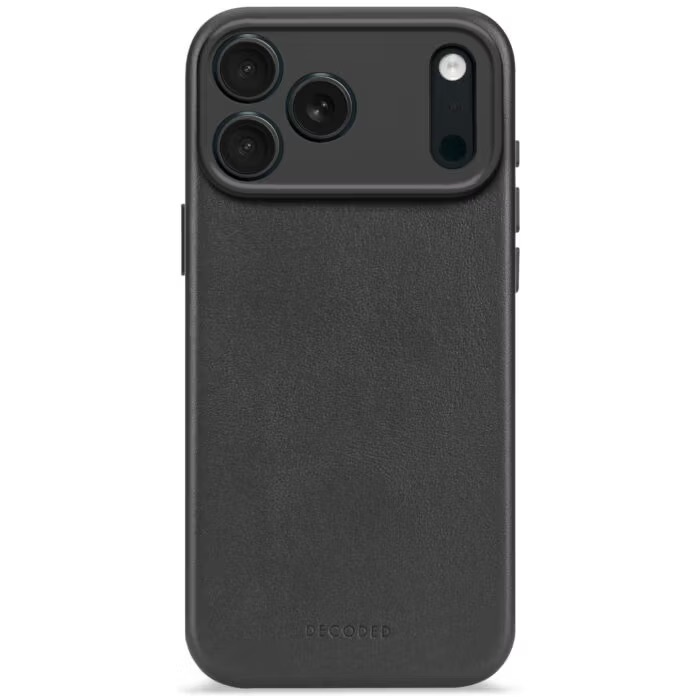 Zdjęcie do “DECODED Leather MagSafe czarny - etui iPhone 17 Pro”.