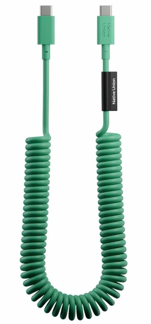 Zdjęcie do “Native Union POP cable XL 2.4M 60W zielony - kabel USB-C”.