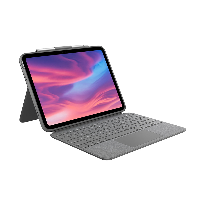 Zdjęcie do “Logitech Combo Touch Oxford Grey UK - klawiatura dla iPad 10,9" (2022) - Produkt otwarty”.