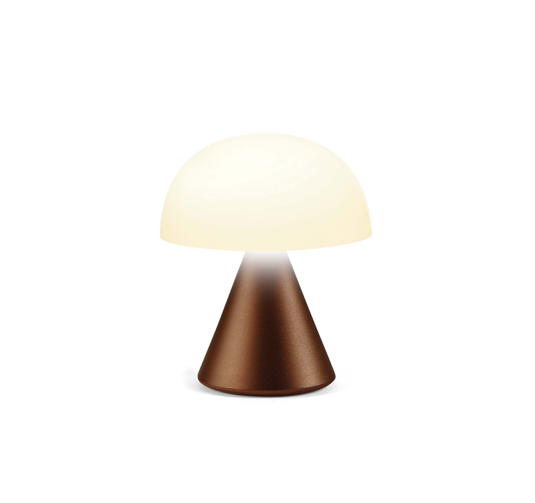 Zdjęcie do “Lexon Mina Mini brązowy - lampa LED”.