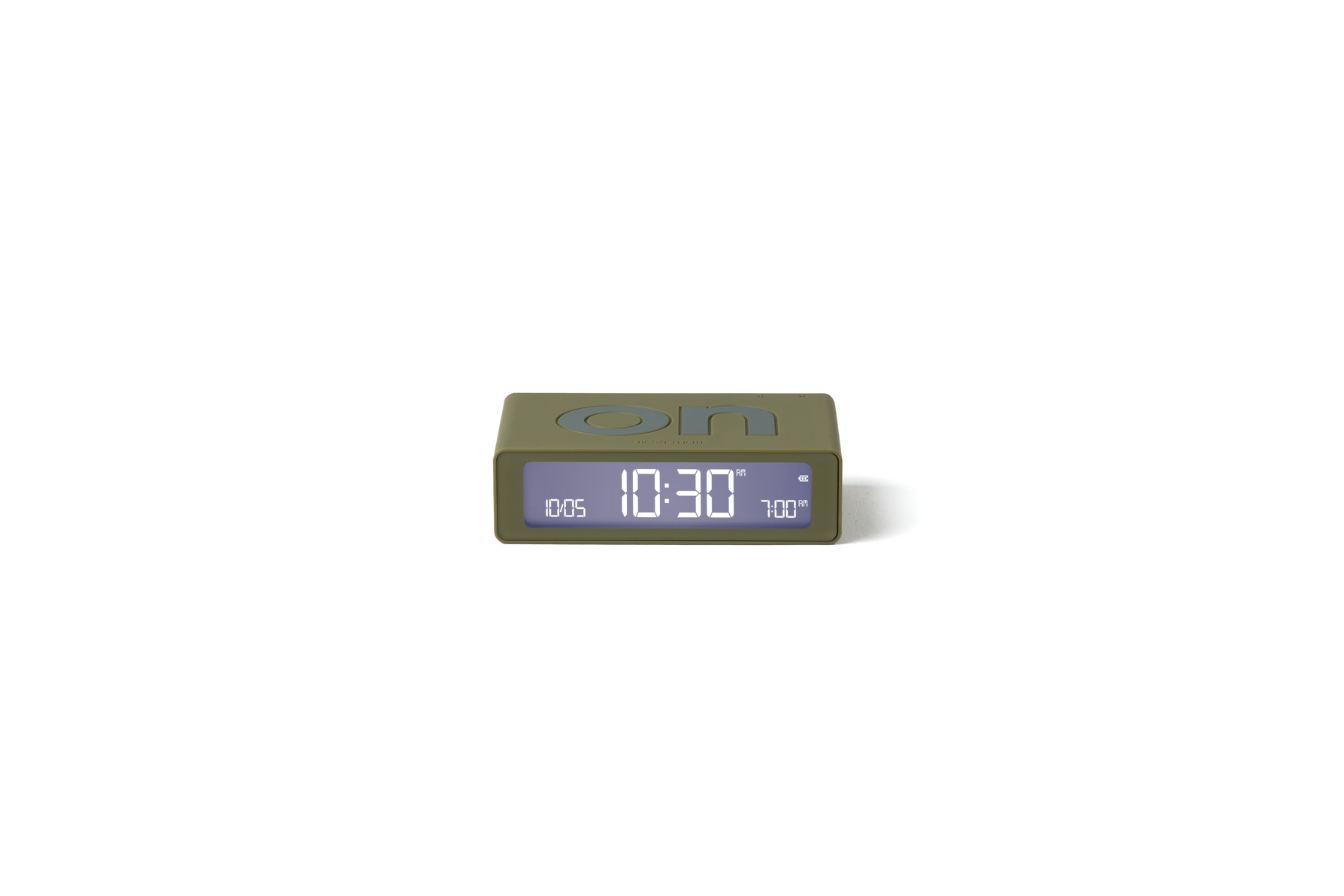 Zdjęcie do “Lexon Flip Mini khaki - budzik”.