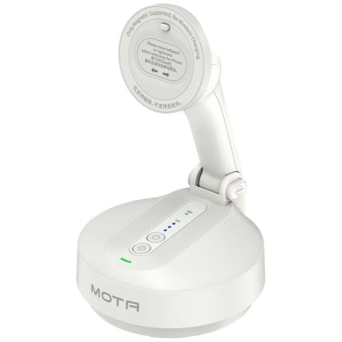 Zdjęcie do “Comitok Mota Magnetic biały - Uchwyt na iPhone”.