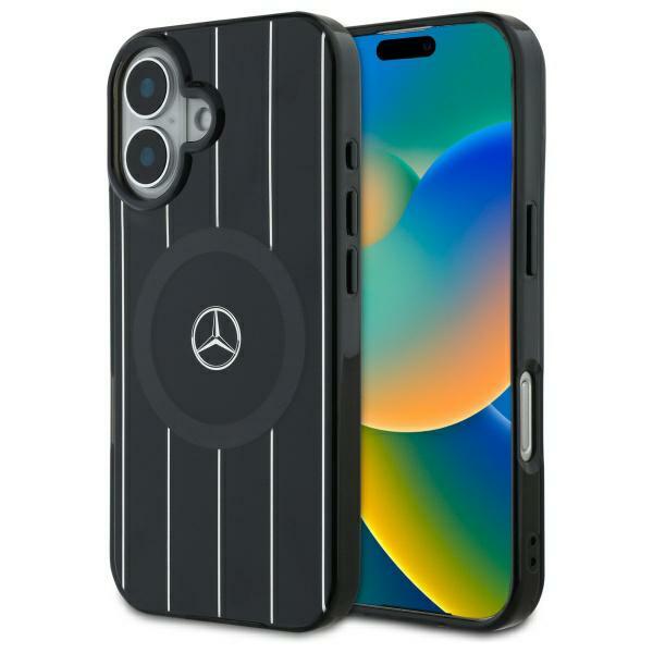 Zdjęcie do “Mercedes MB Cross Lines MS czarny - etui iPhone 16”.