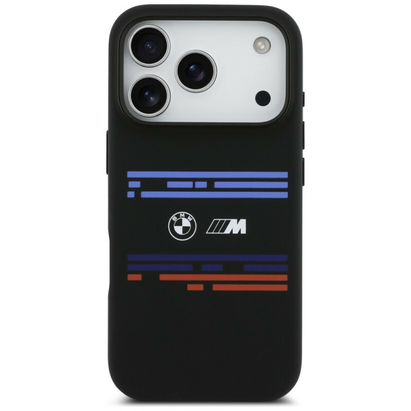 Zdjęcie do “BMW M Silicon Horizontal Line MS czarny - etui iPhone 17 Pro”.