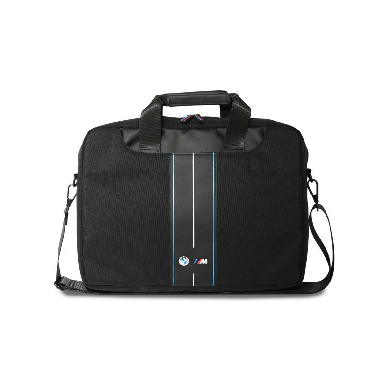 Zdjęcie do “BMW Nylon Blue Stripe czarny - etui MacBook 16"”.