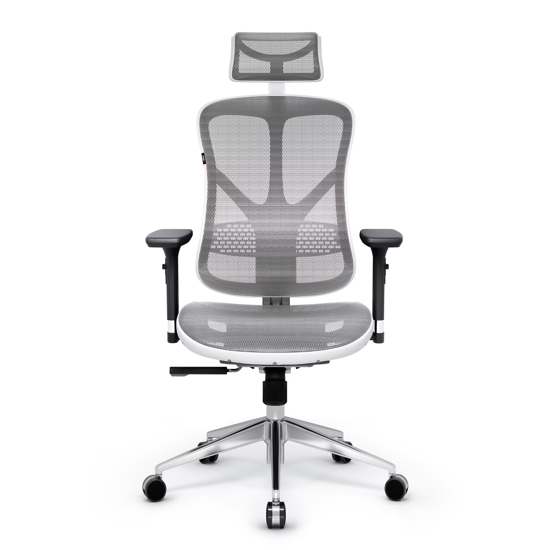 Zdjęcie do “Diablo Chairs V-Basic biało-szary - fotel ergonomiczny”.