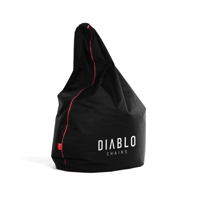 Zdjęcie do “Diablo Chairs czarna - pufa gamingowa”.