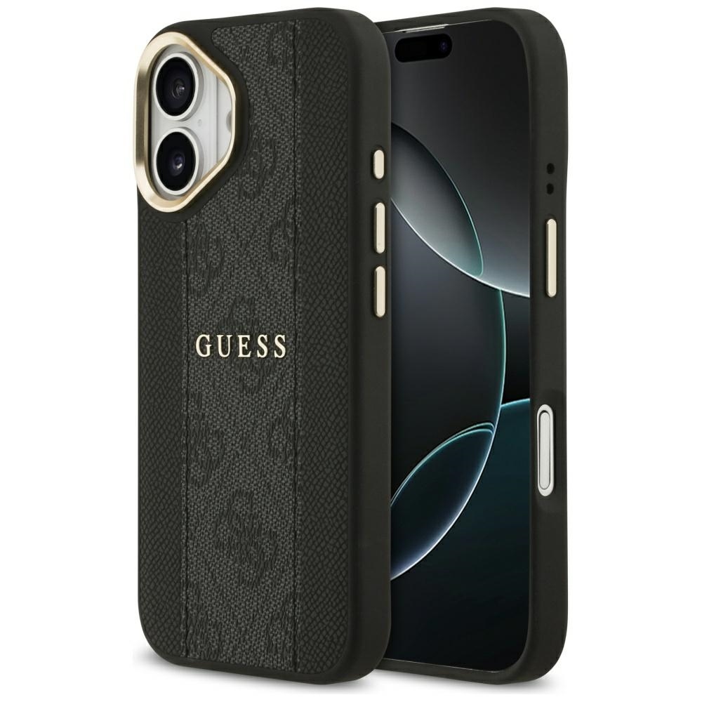 Zdjęcie do “Guess 4G Stripe MS czarny - etui iPhone 17”.