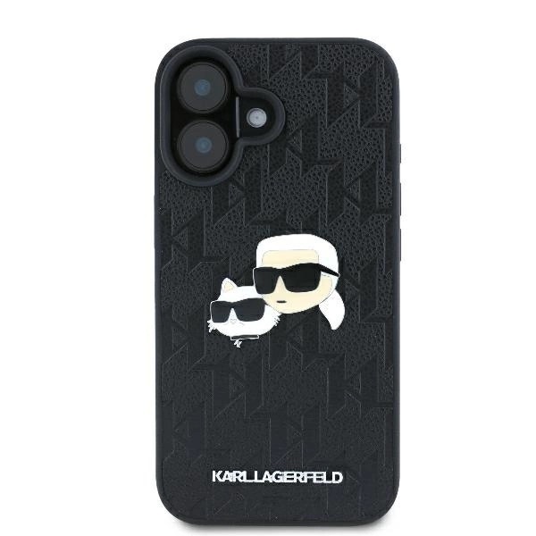 Zdjęcie do “Karl Lagerfeld Monogram KarlChaoupette Head Pin czarny - etui iPhone 16”.