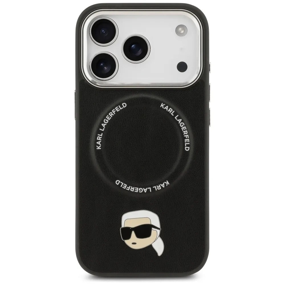 Zdjęcie do “Karl Lagerfeld Karl Pin MS czarny - etui iPhone 17 Pro”.