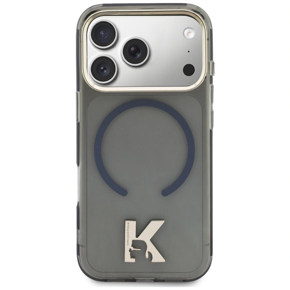 Zdjęcie do “Karl Lagerfeld IML K Head Logo MS czarny - etui iPhone 17 Pro Max”.