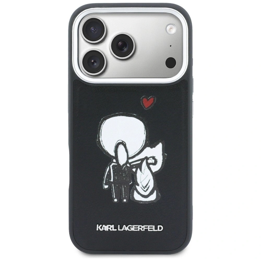 Zdjęcie do “Karl Lagerfeld Karl Choupette Back Logo MS czarny - etui iPhone 17 Pro Max”.