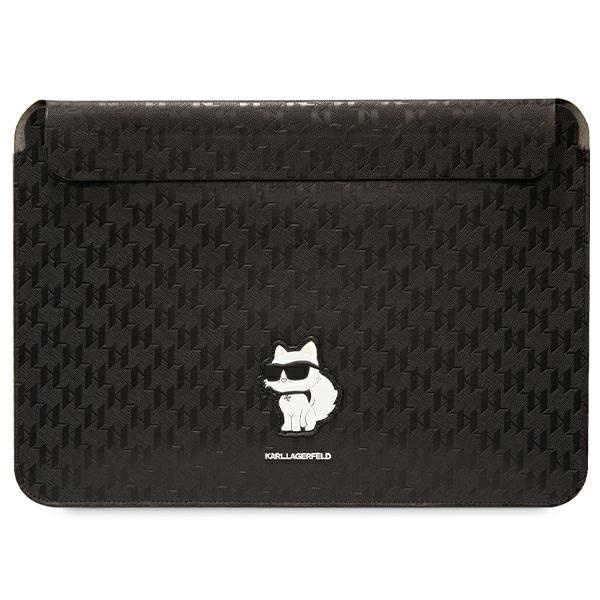Zdjęcie do “Karl Lagerfeld laptop Sleeve Saffiano Monogram Choupette czarny - pokrowiec Macbook 14"”.