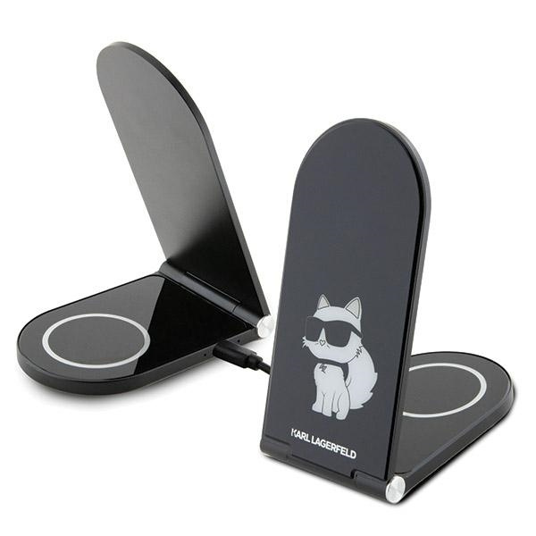 Zdjęcie do “Karl Lagerfeld Choupette 2w1 MagSafe 15W czarny - ładowarka indukcyjna”.