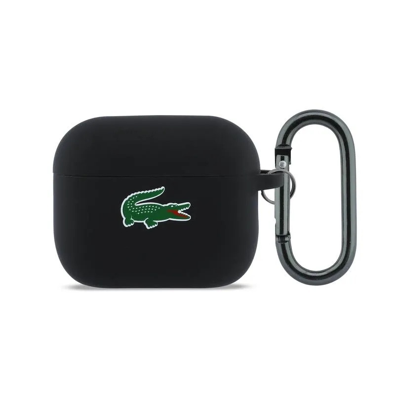 Zdjęcie do “Lacoste Silicone Croc Logo czarny - etui AirPods Pro 3”.
