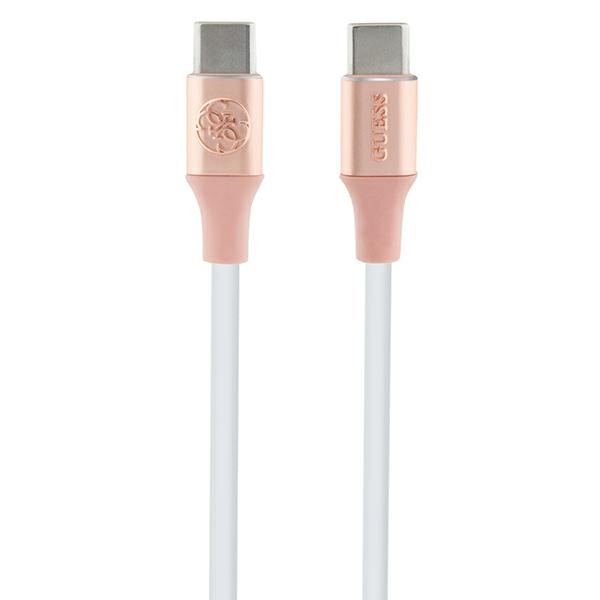 Zdjęcie do “Guess Fast Charging Ebossed Logo 1,5m różowy - kabel USB-C”.