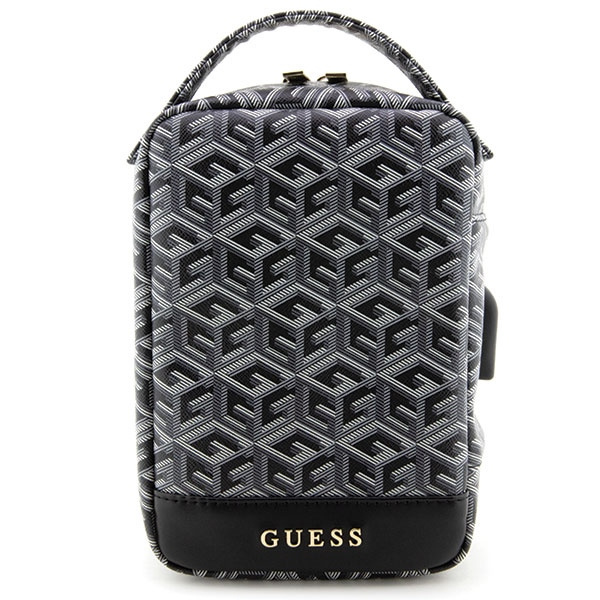 Zdjęcie do “Guess GCube Stripe czarny - torebka organizer”.
