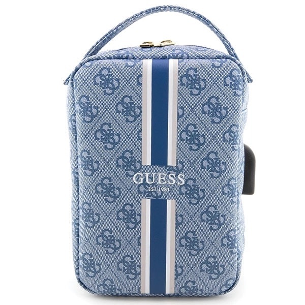 Zdjęcie do “Guess 4G Printed Stripes niebieski - torebka organizer”.