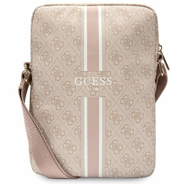 Zdjęcie do “Guess 4G Stripes Tablet Bag różowy - torba 10"”.