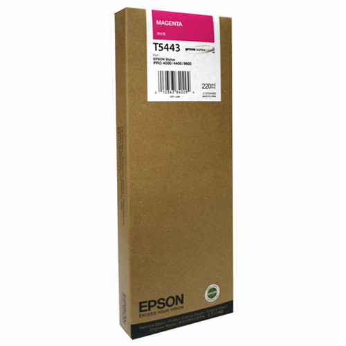 Epson tusz Magenta poj. 220 ml do drukarek Stylus Pro 400/7600/9600 (C13T544300)