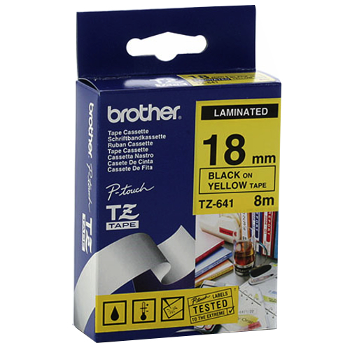 Brother taśma laminowana 18 mm TZ641