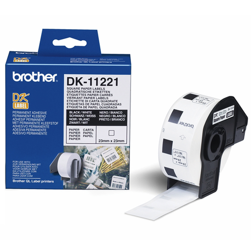 Brother etykiety papierowe DK11221 (23 x 23 mm) 1000 szt.