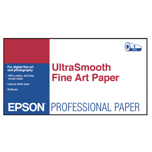 Epson Ultrasmooth Fine Art Papier 24in  x 15,2m, 250g/m