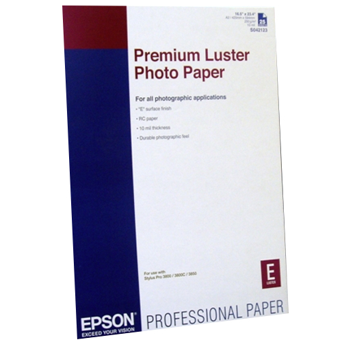 Epson Premium Luster Photo Papier A2,250g/m , 25 arkusze