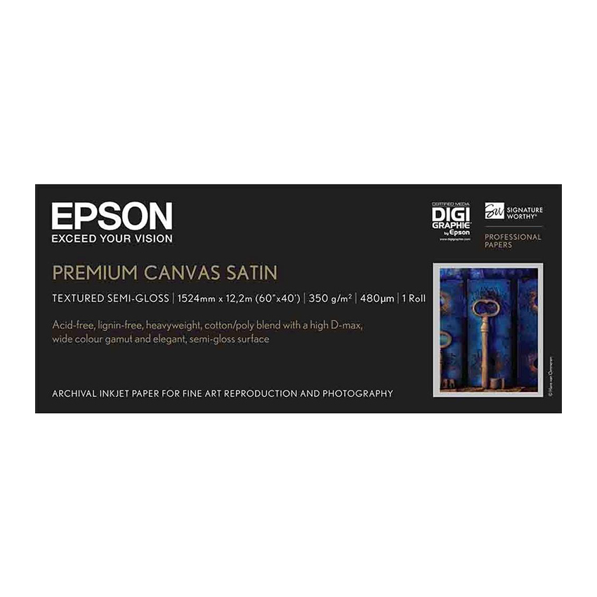 Epson PremiumArt WaterResistant Canvas Satin 60in x 12,2m