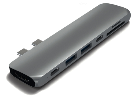 Satechi Pro hub USB-C/2xUSB 3.0/HDMI/USB-C/SD/microSD (gwiezdna szarość)