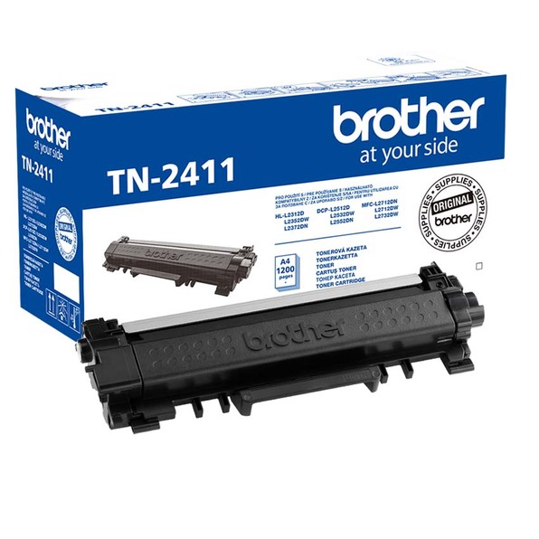 Brother TN-2411 toner czarny wyd. 1 200 str. do DCP-L2512D / DCP-L2532DW