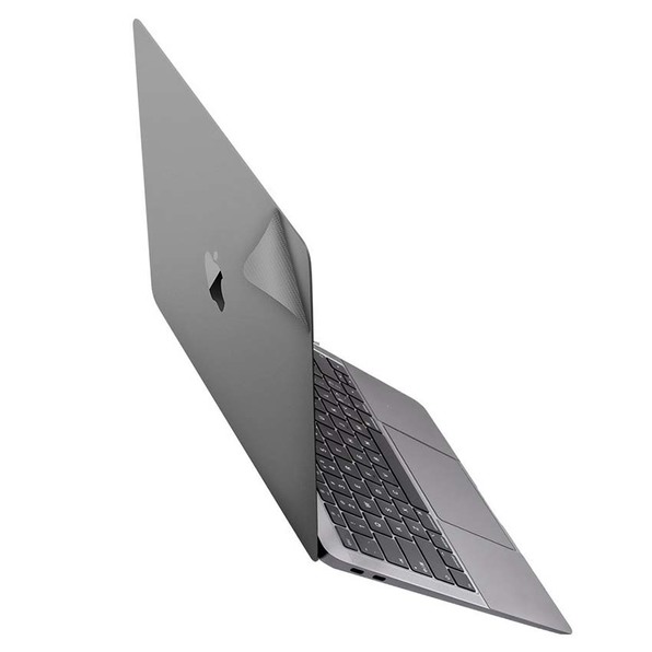 JCPAL MacGuard 2in1 New MBA13 2018-2023 (Space Gray) - folia ochronna