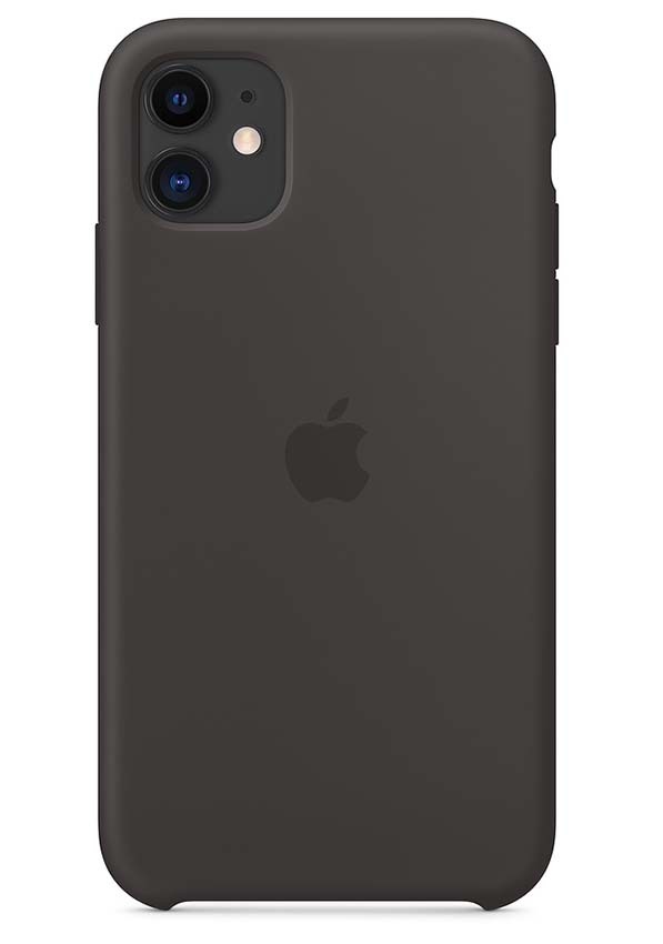 Apple Silicone Case etui do iPhone 11 (czarny)