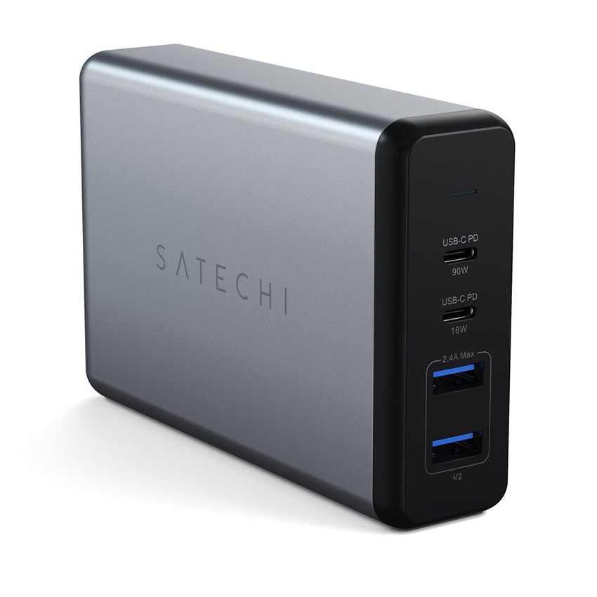 Satechi zasilacz sieciowy 108W 2xUSB-C PD + 2xUSB-A (gwiezdna szarość)