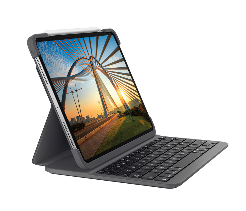 Logitech Slim Folio Pro etui z klawiaturą iPad Pro 12.9'' (3. i 4. generacji) (czarny)