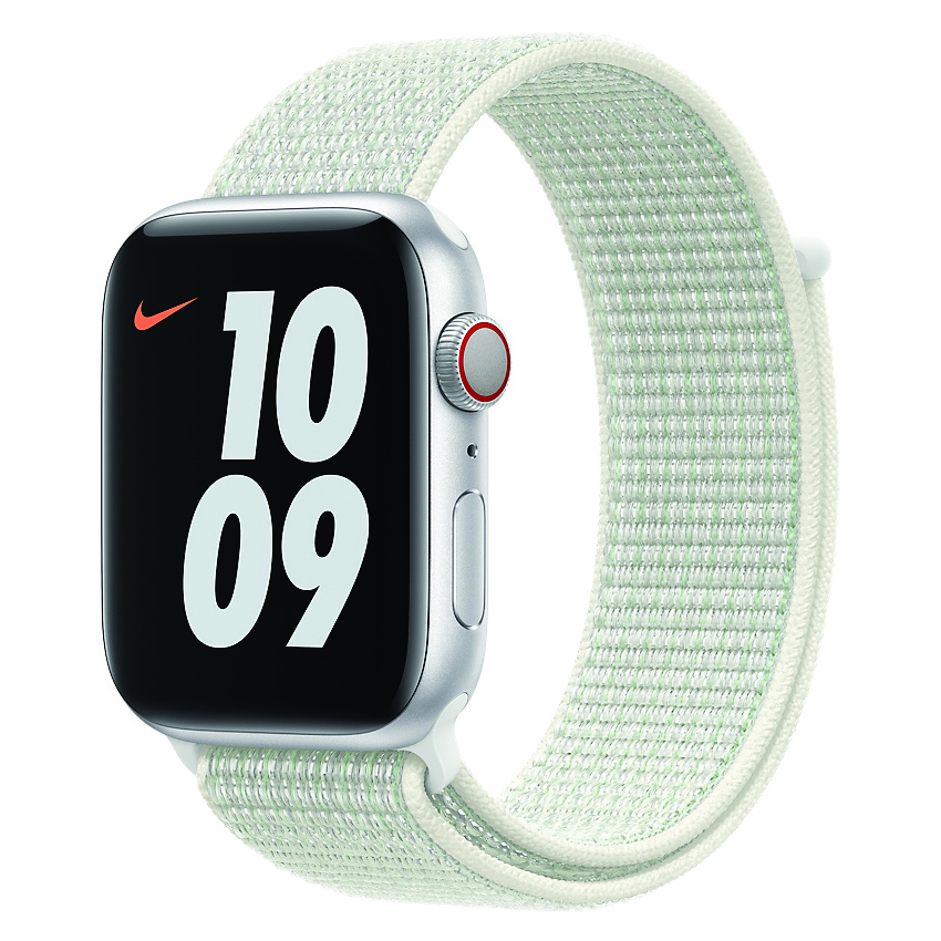 Apple opaska sportowa Nike w kolorze delikatnej zieleni do koperty 42/44/45 mm
