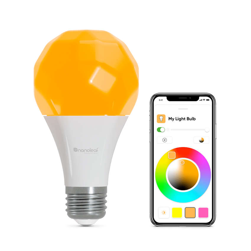 Zdjęcie do “Nanoleaf Essentials Smart Bulbs A19-A60-E27 - żarówka”.