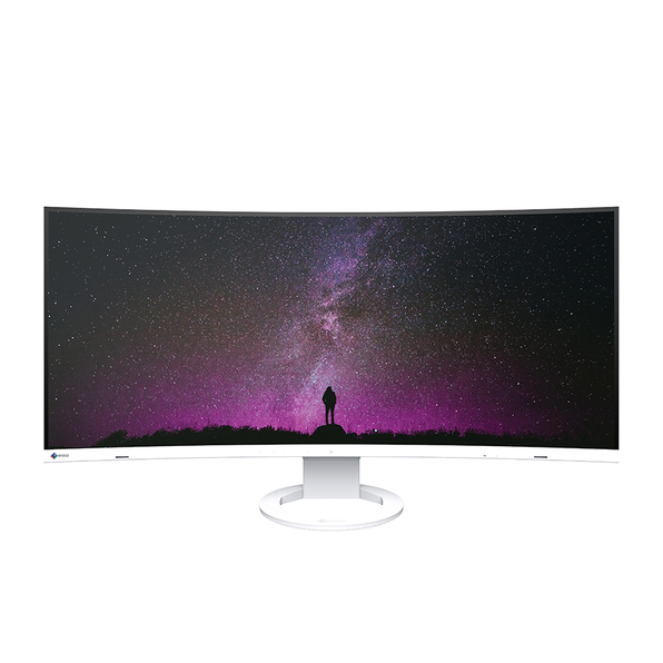 EIZO EV3895 ultraszeroki monitor z zakrzywionym ekranem USB-C i kartą sieciową (biały)