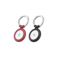 Sdesign silikonowe etui do AirTag 2 sztuki (czerwony i czarny)