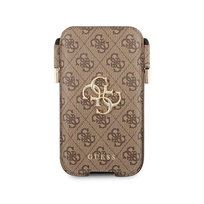 Zdjęcie do “Guess 4G Big Metal Logo Pouch Brown S/M - etui iPhone”.