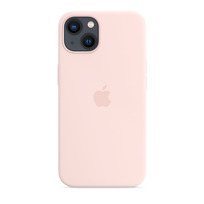 Zdjęcie do “Apple iPhone 13 Silicone Case with MagSafe – Chalk Pink”.