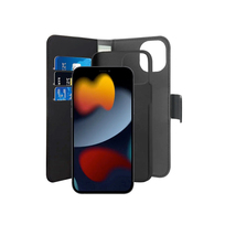 PURO Wallet Detachable etui 2w1 doiPhone 13 Pro (czarny)