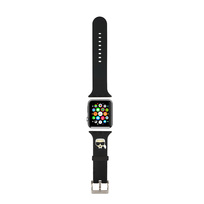Karl Lagerfeld Silicone Karl Head pasek do Apple Watch 38/40/41 mm (czarny)