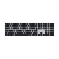 Apple Magic Keyboard z Touch ID i polem numerycznym klawiatura bezprzewodowa dla modeli Mac z czipem Apple (czarny)